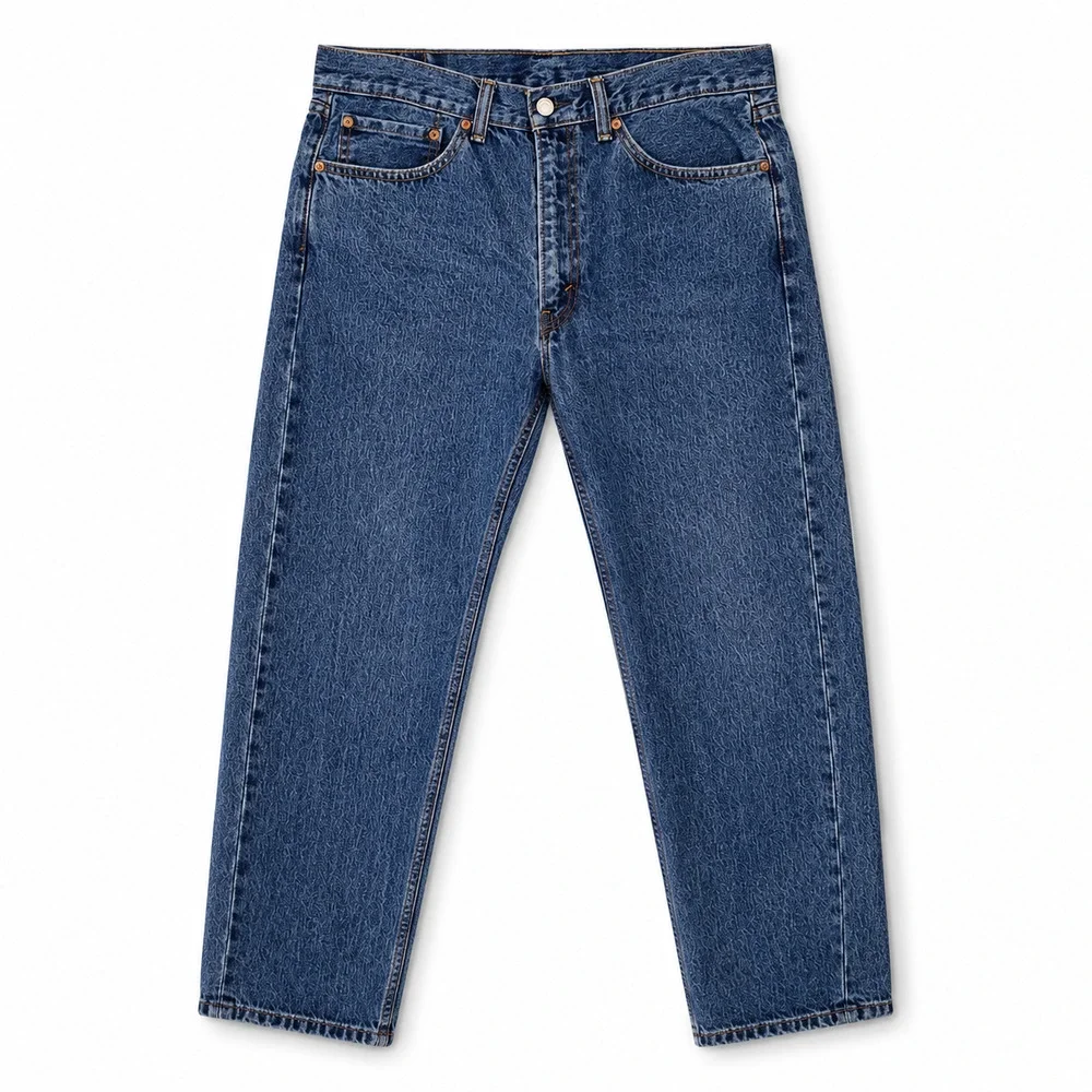 Levis 505 Jeans Mens Size 36 x 32 Blue Straight Leg Medium Wash Normcore Classic